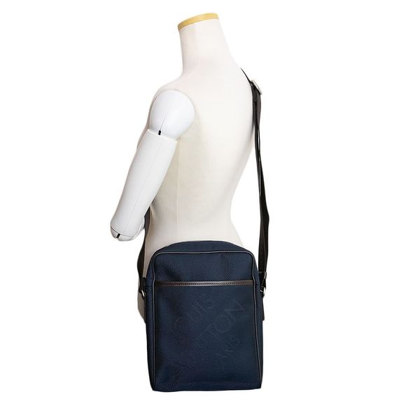 Louis Vuitton Citadan NM Crossbody Bag Shoulder Bag Blue Brown - Picture 7 of 8